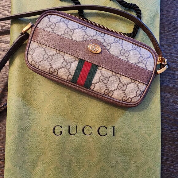 Gucci crossbody mini w dust bag and box - Picture 4 of 14
